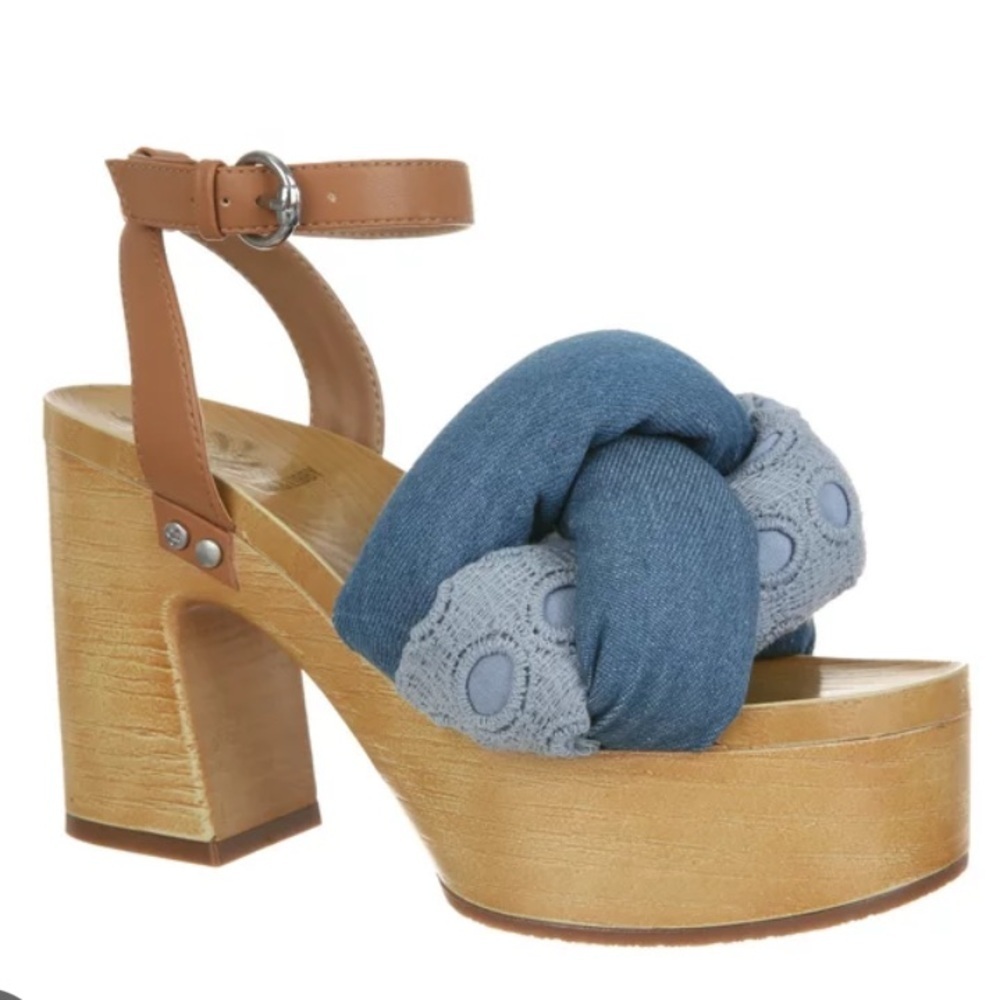 Sam & Libby NWT Women's Cassandra Puffy Platform Sandal - size 11